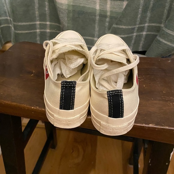 Converse x PLAY Comme des Garçons Chuck 70 low men’s 6 women’s 8 - Picture 4 of 7